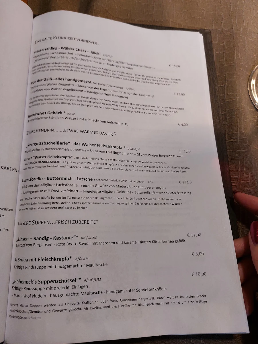 Speisekarte photo 3