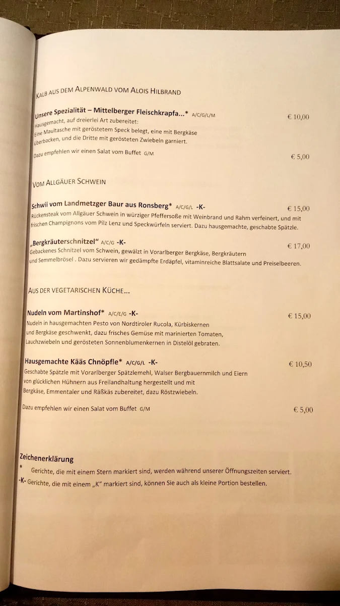 Speisekarte photo 9