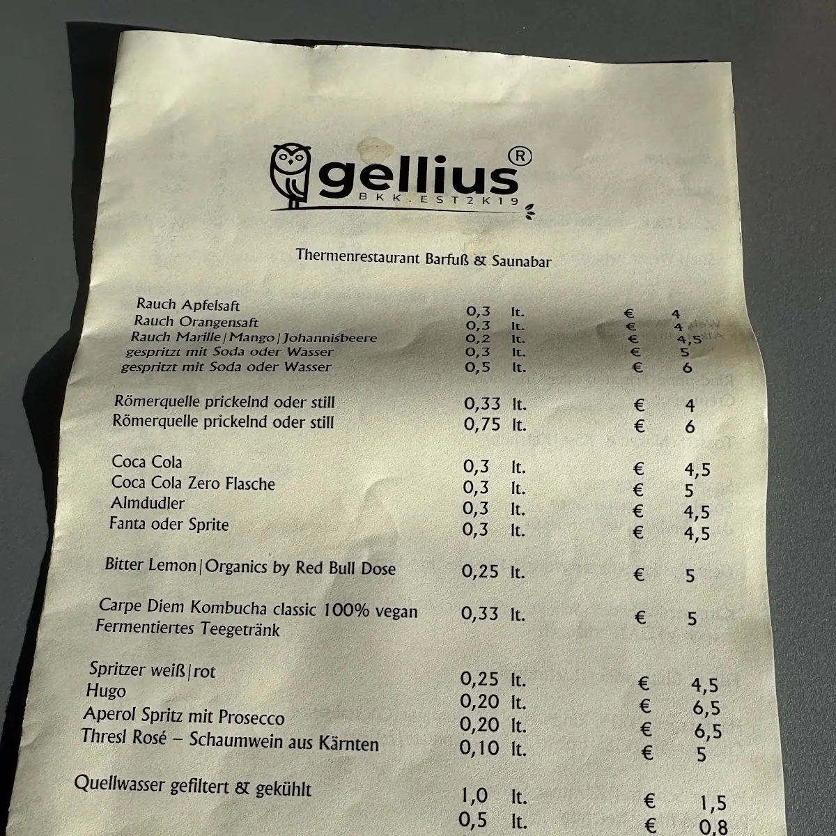 Speisekarte photo 4