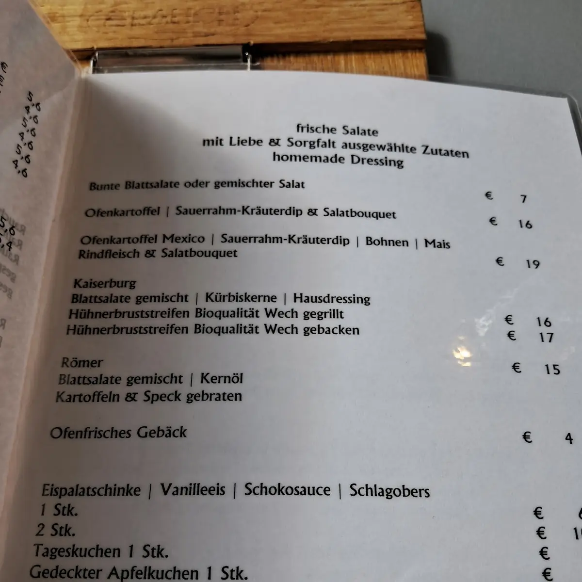 Speisekarte photo 7