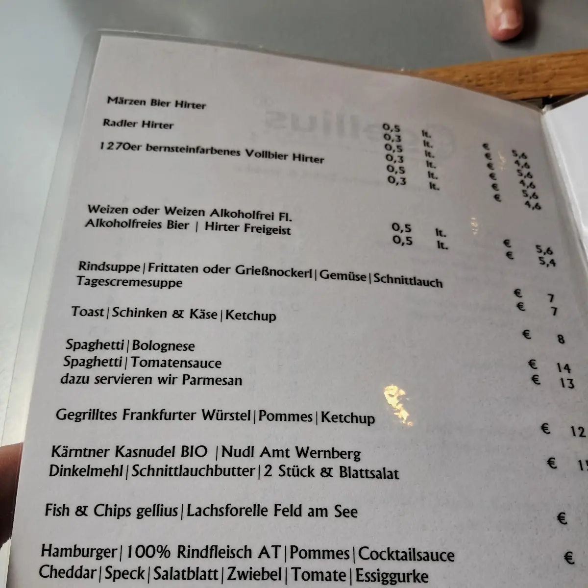 Speisekarte photo 8