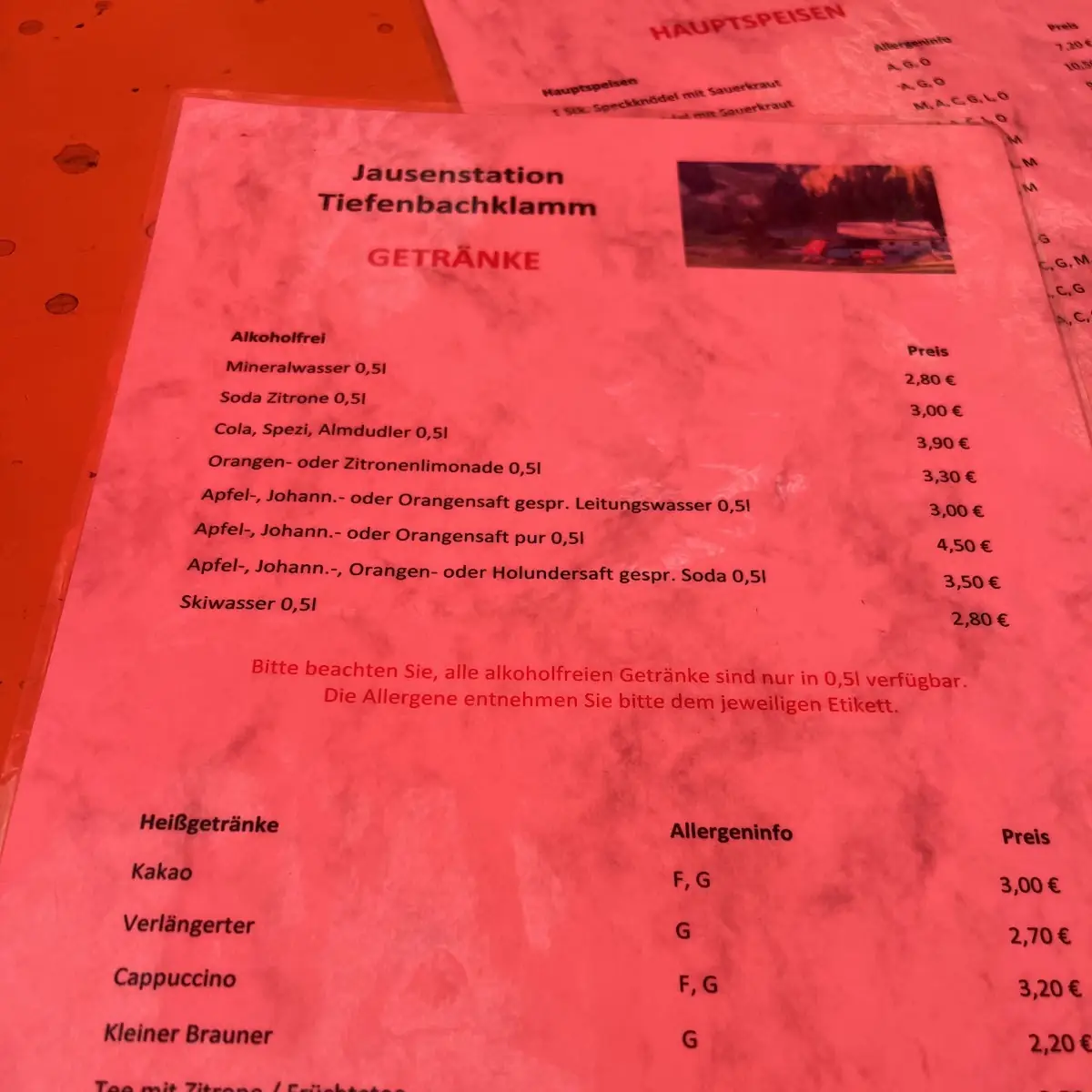 Speisekarte photo 8