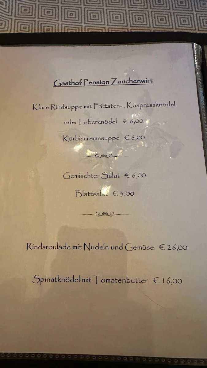 Speisekarte photo 1