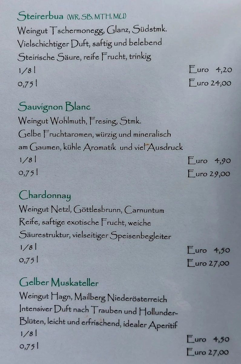 Speisekarte photo 3