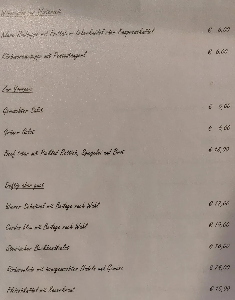 Speisekarte photo 4