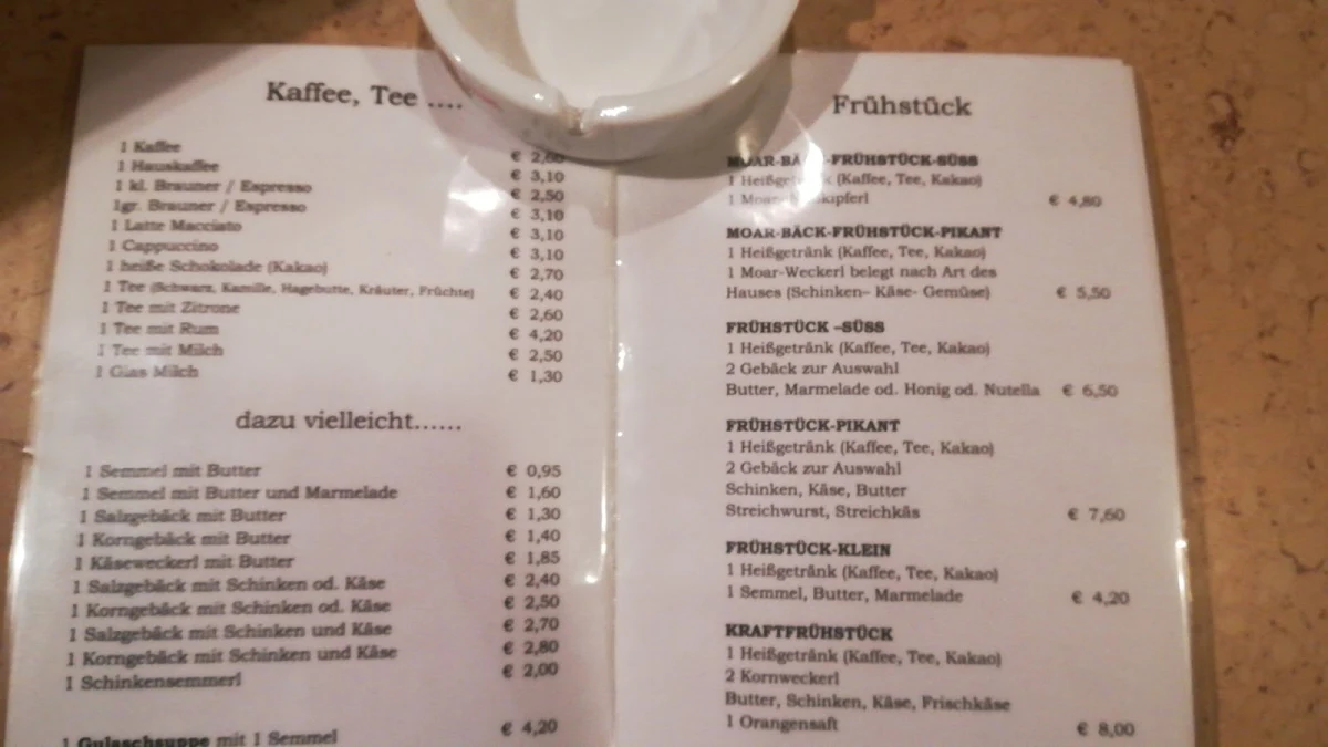 Speisekarte photo 1