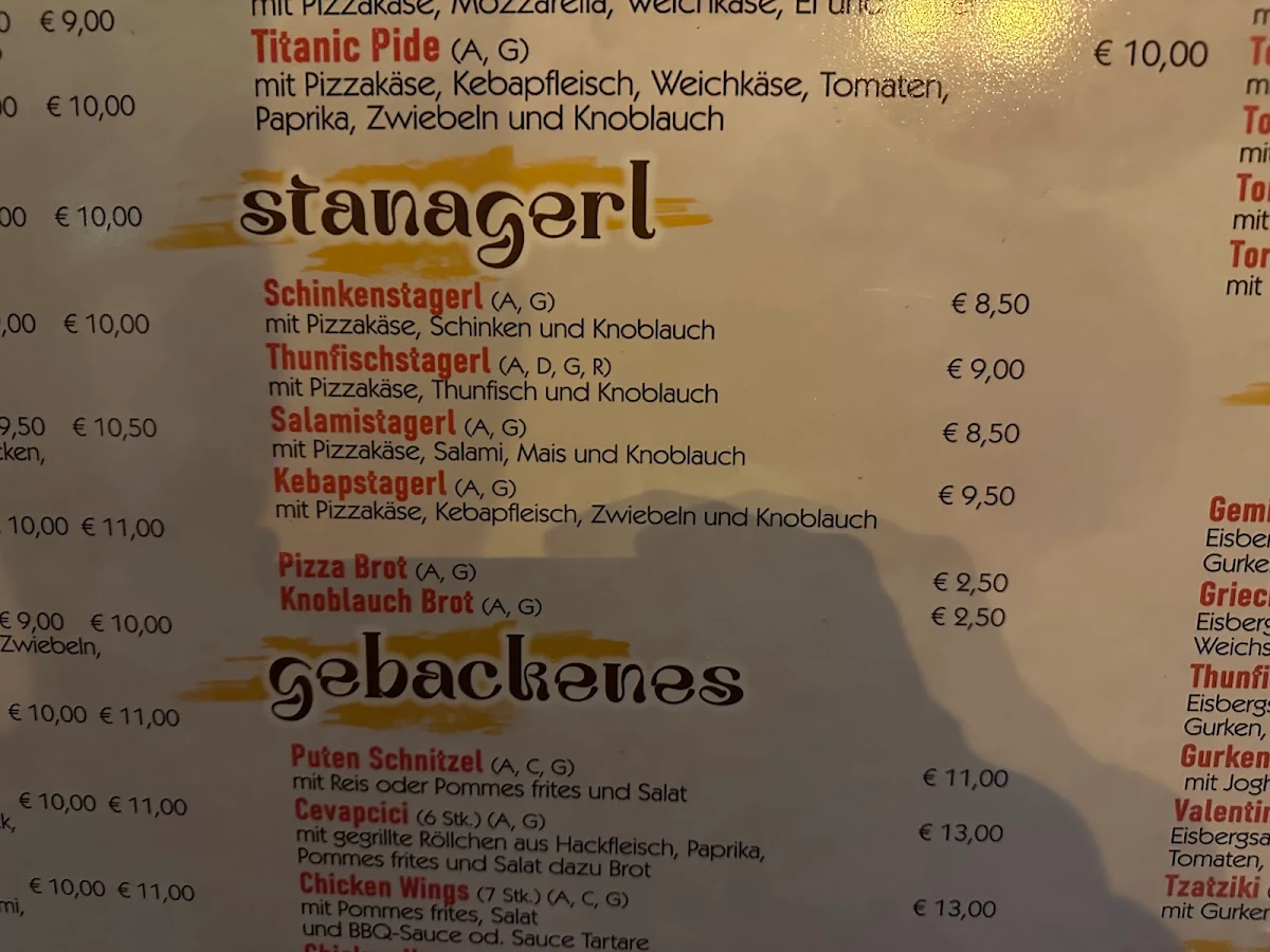 Speisekarte photo 2