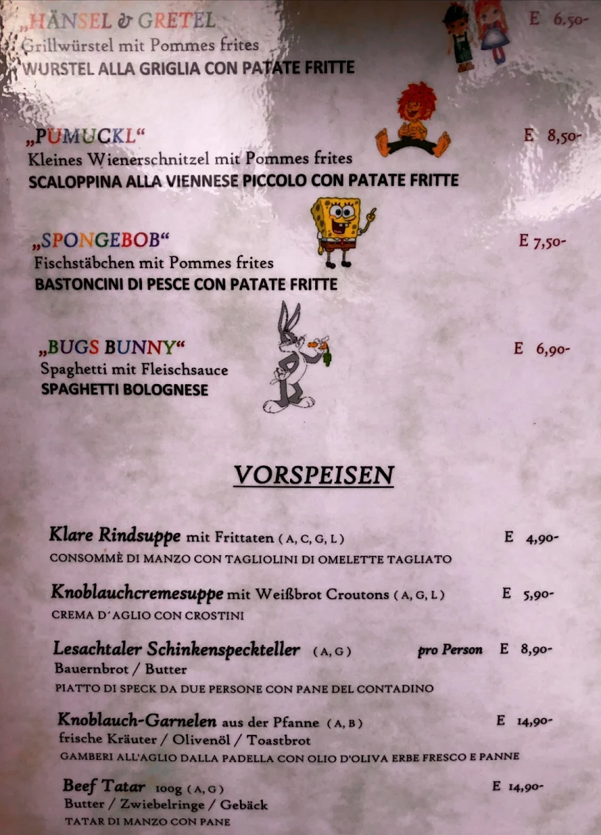 Speisekarte photo 2