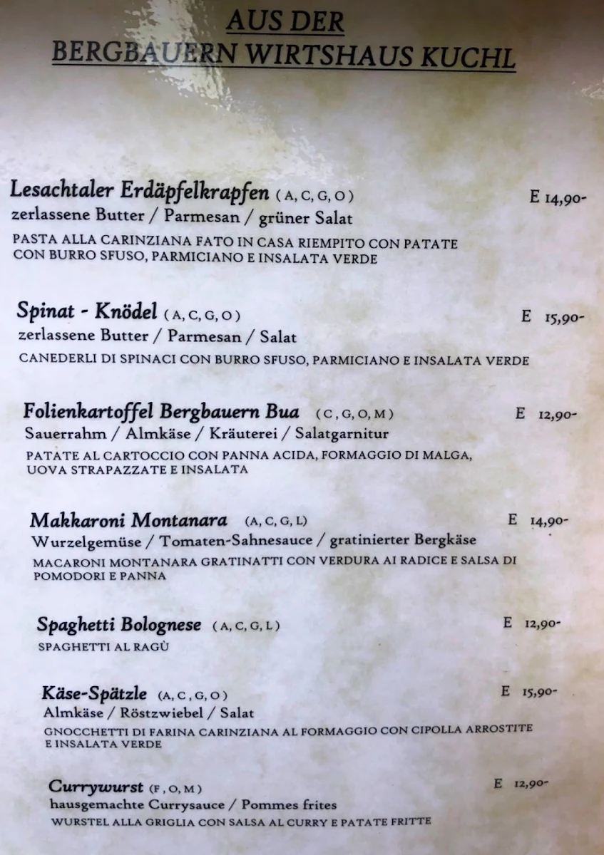 Speisekarte photo 3