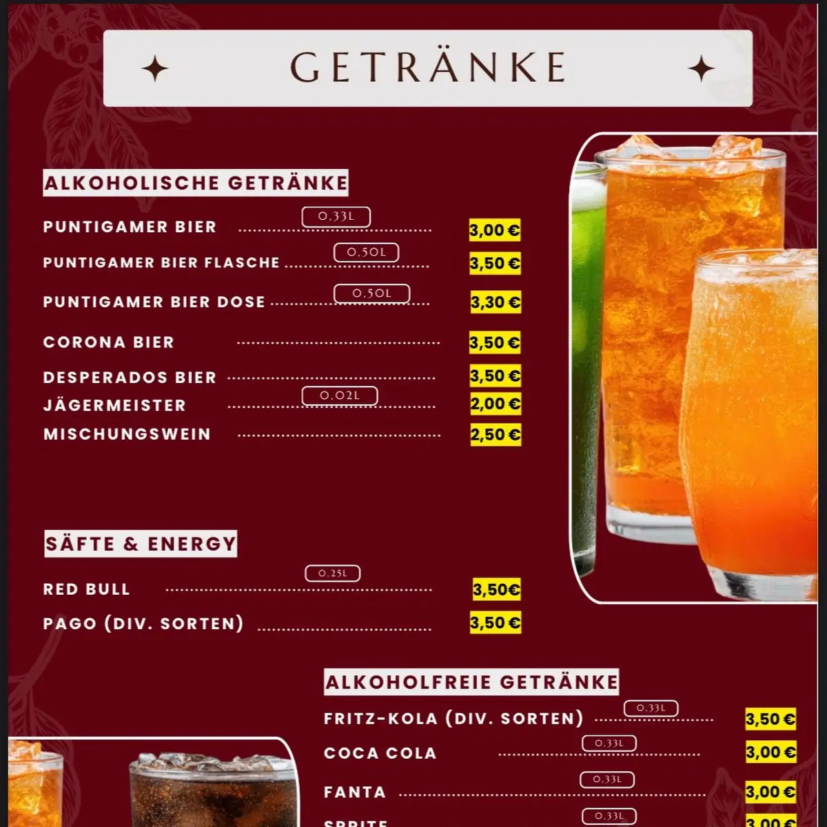 Speisekarte photo 2