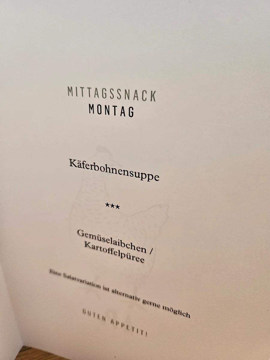 Speisekarte, Kreuzwirt am Pößnitzberg