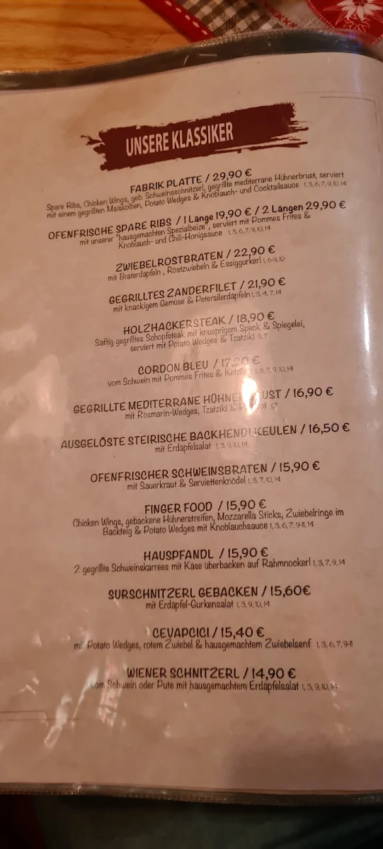 Speisekarte photo 5