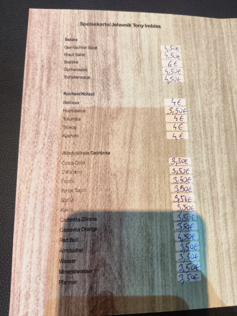Speisekarte photo 1