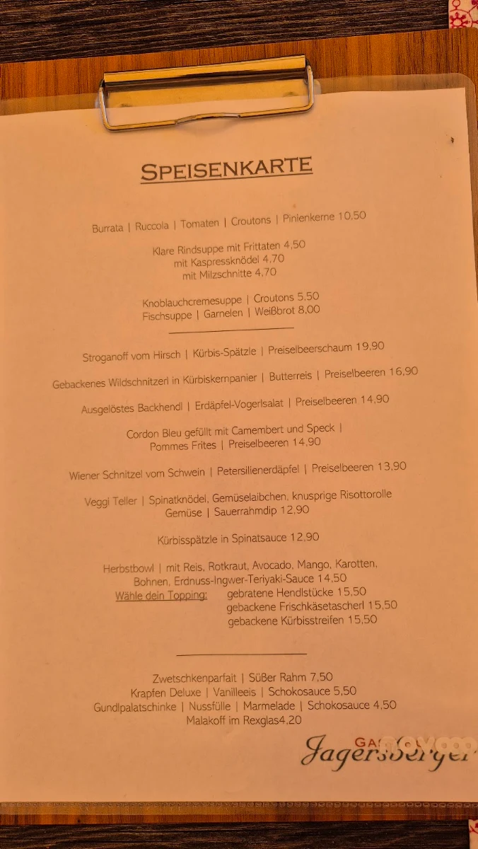 Speisekarte photo 1
