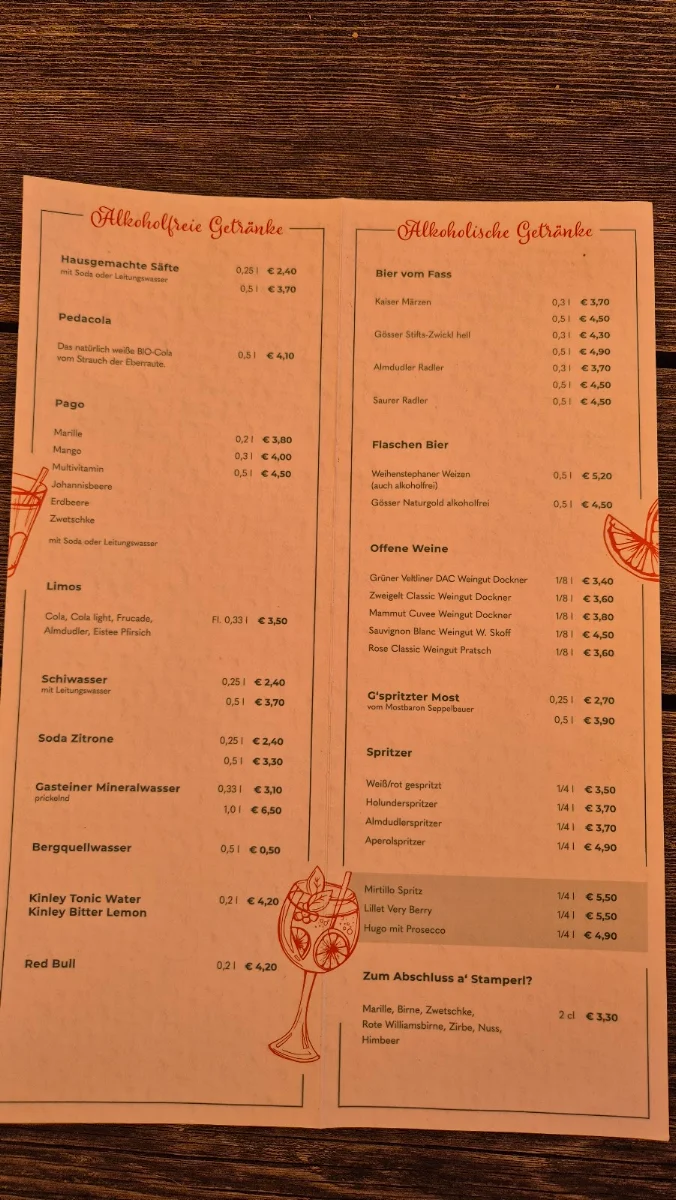 Speisekarte photo 2