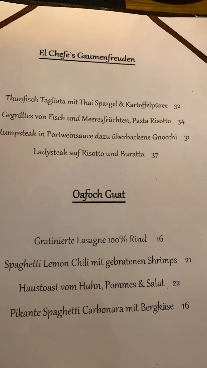 Speisekarte photo 2