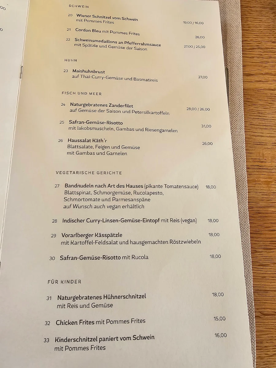 Speisekarte photo 2