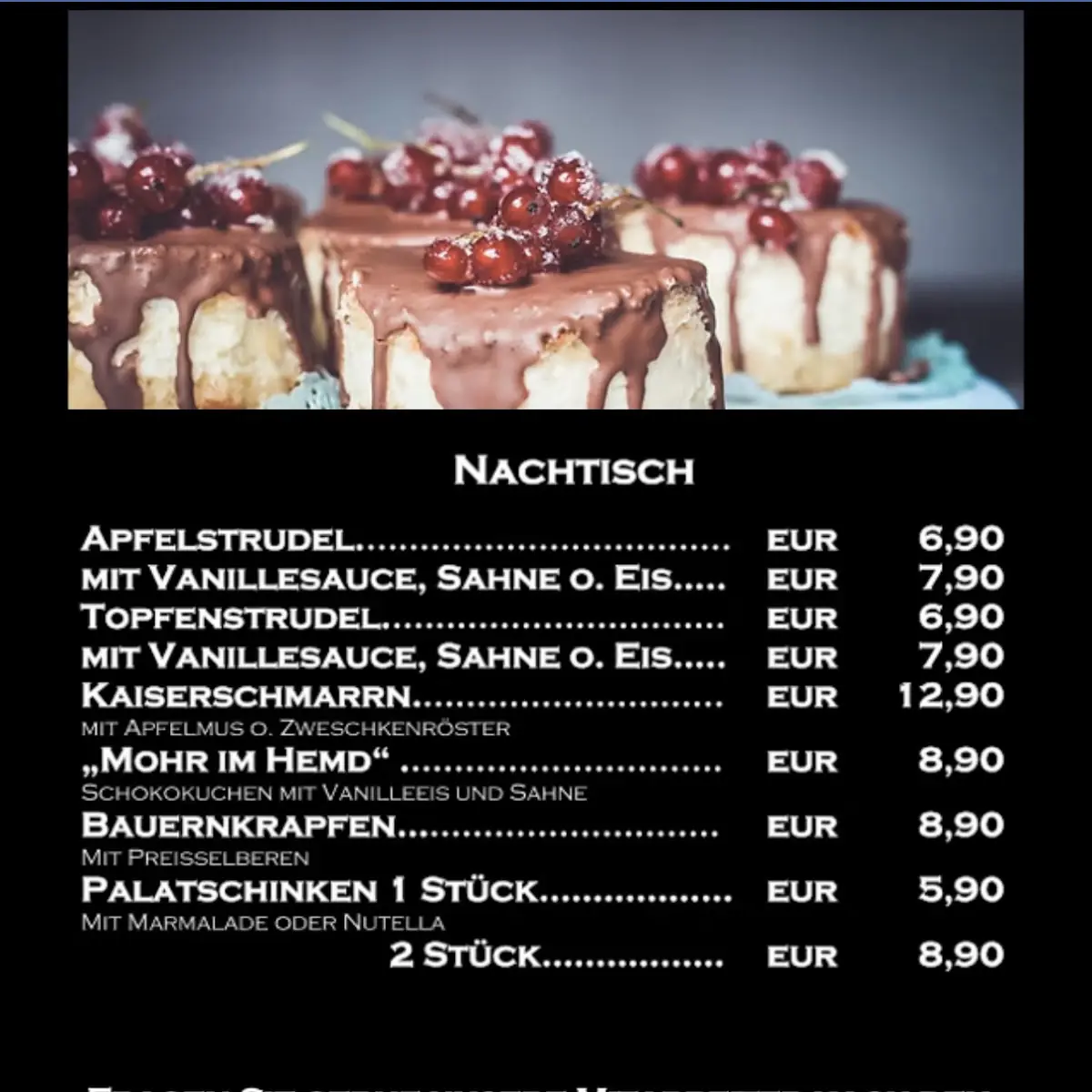 Speisekarte photo 5