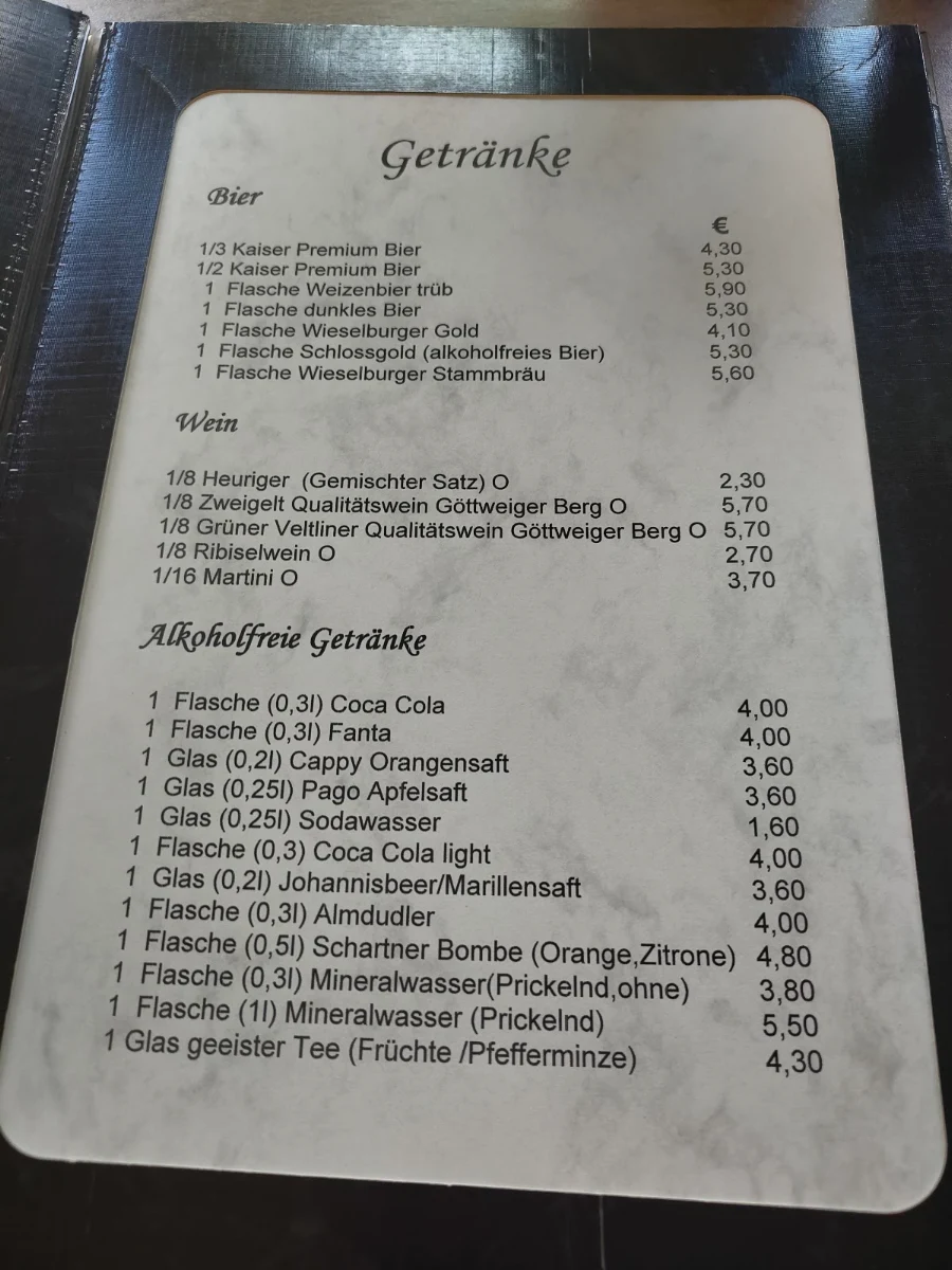 Speisekarte photo 2