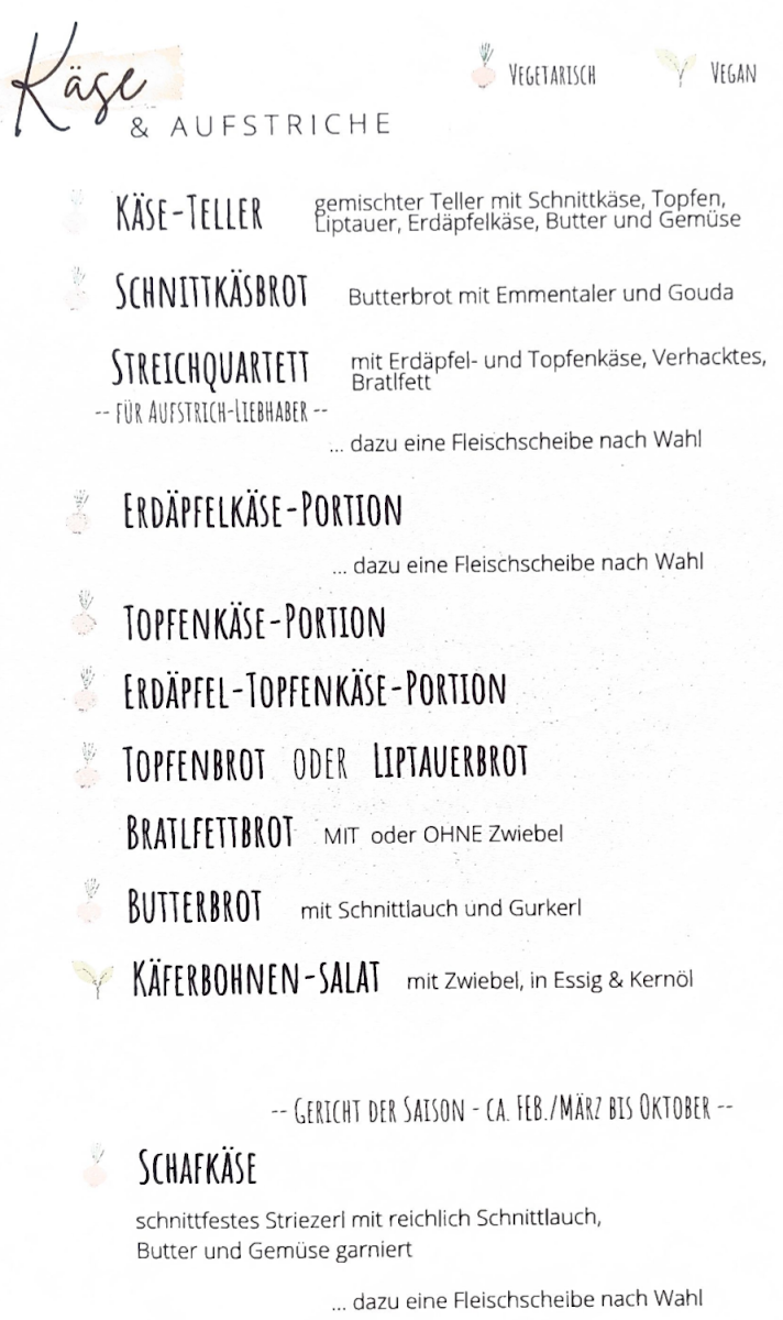 Speisekarte photo 2