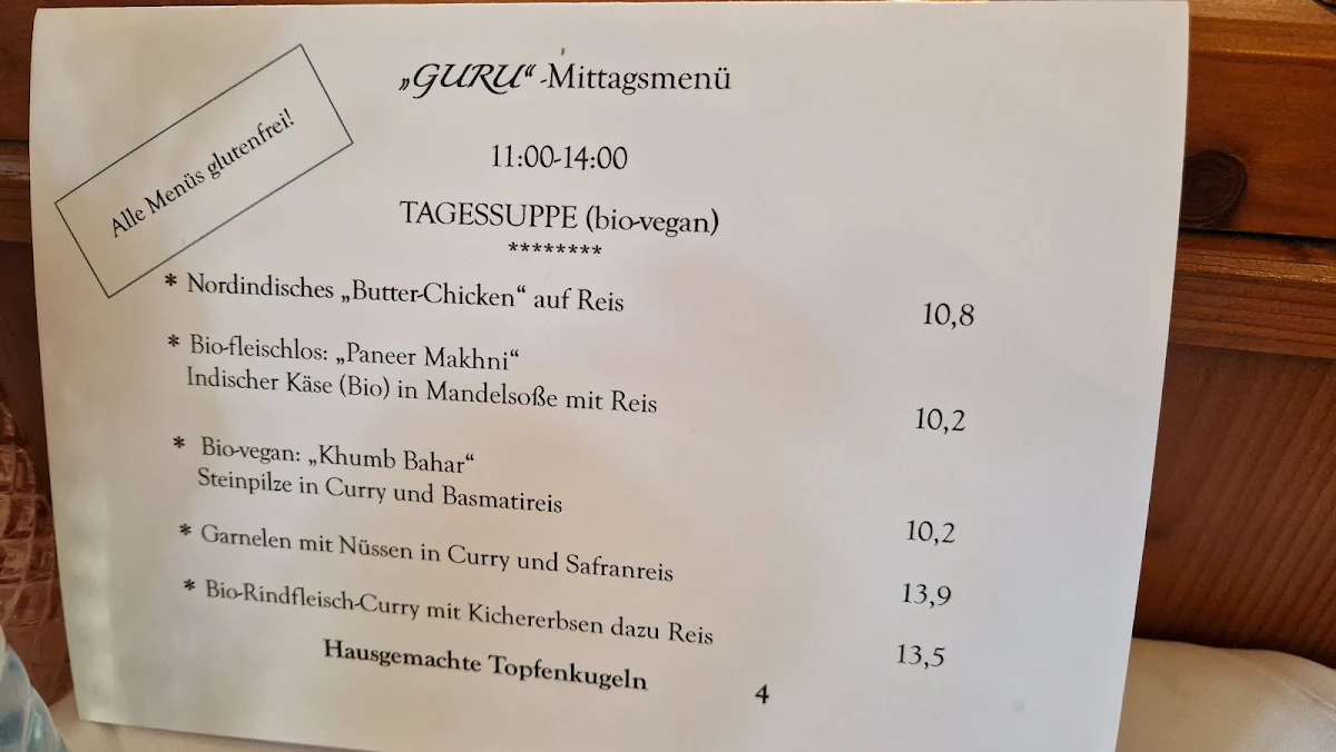 Speisekarte photo 3