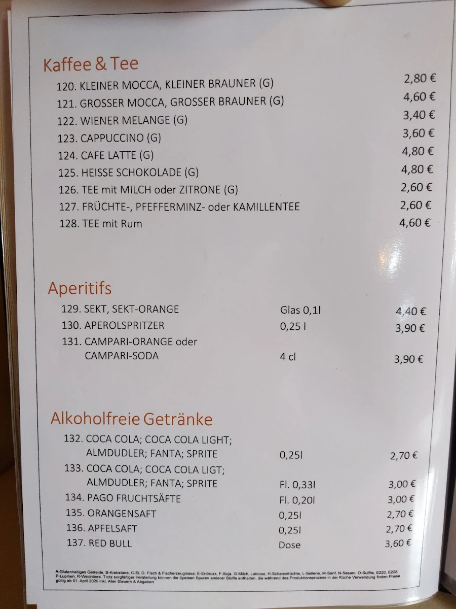 Speisekarte photo 2