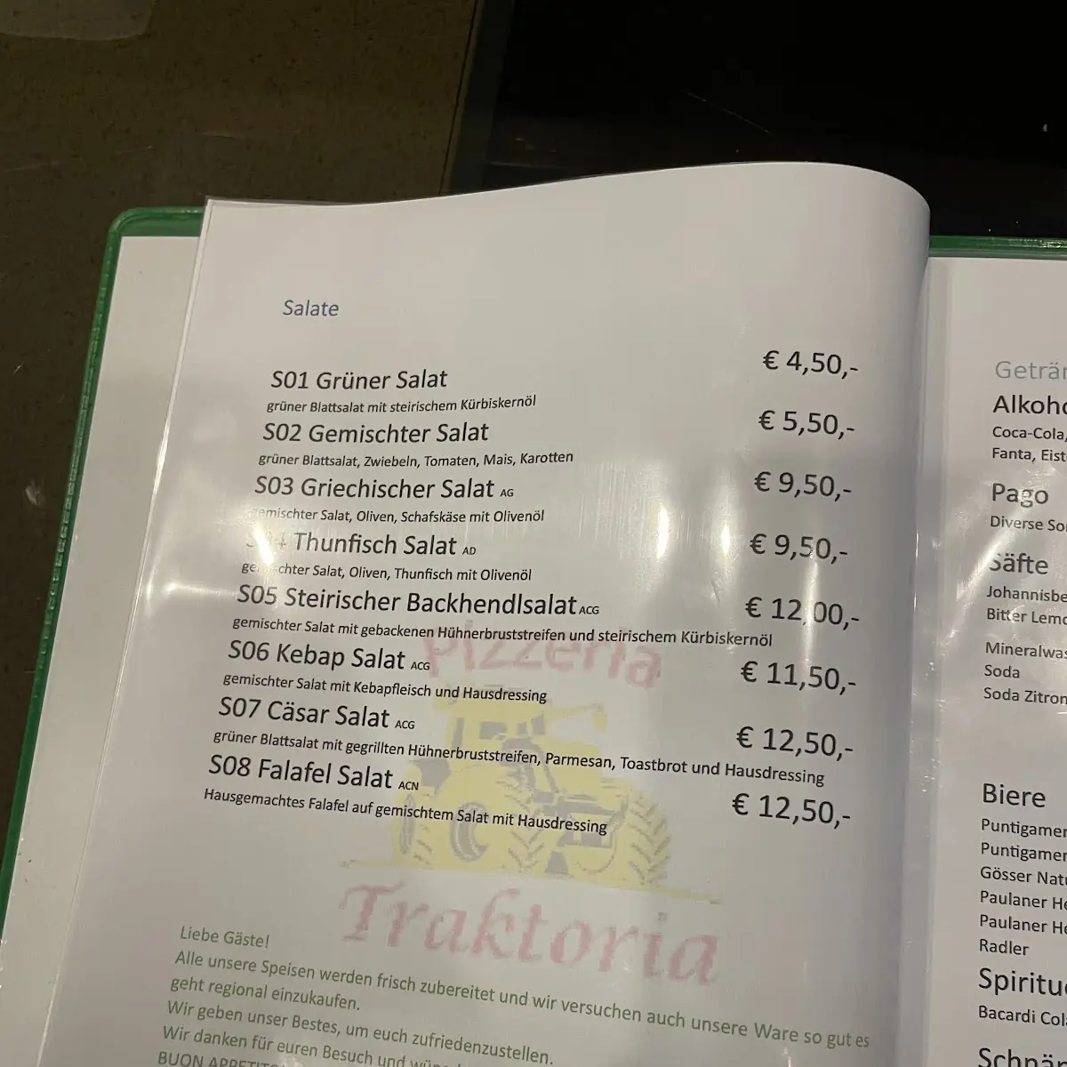 Speisekarte photo 8