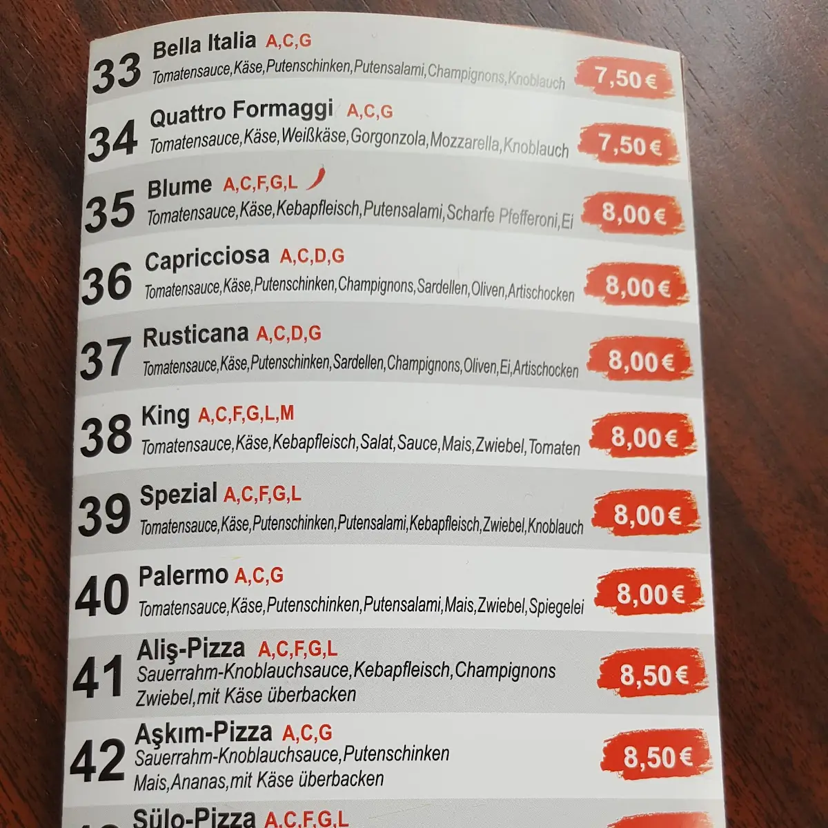 Speisekarte photo 10