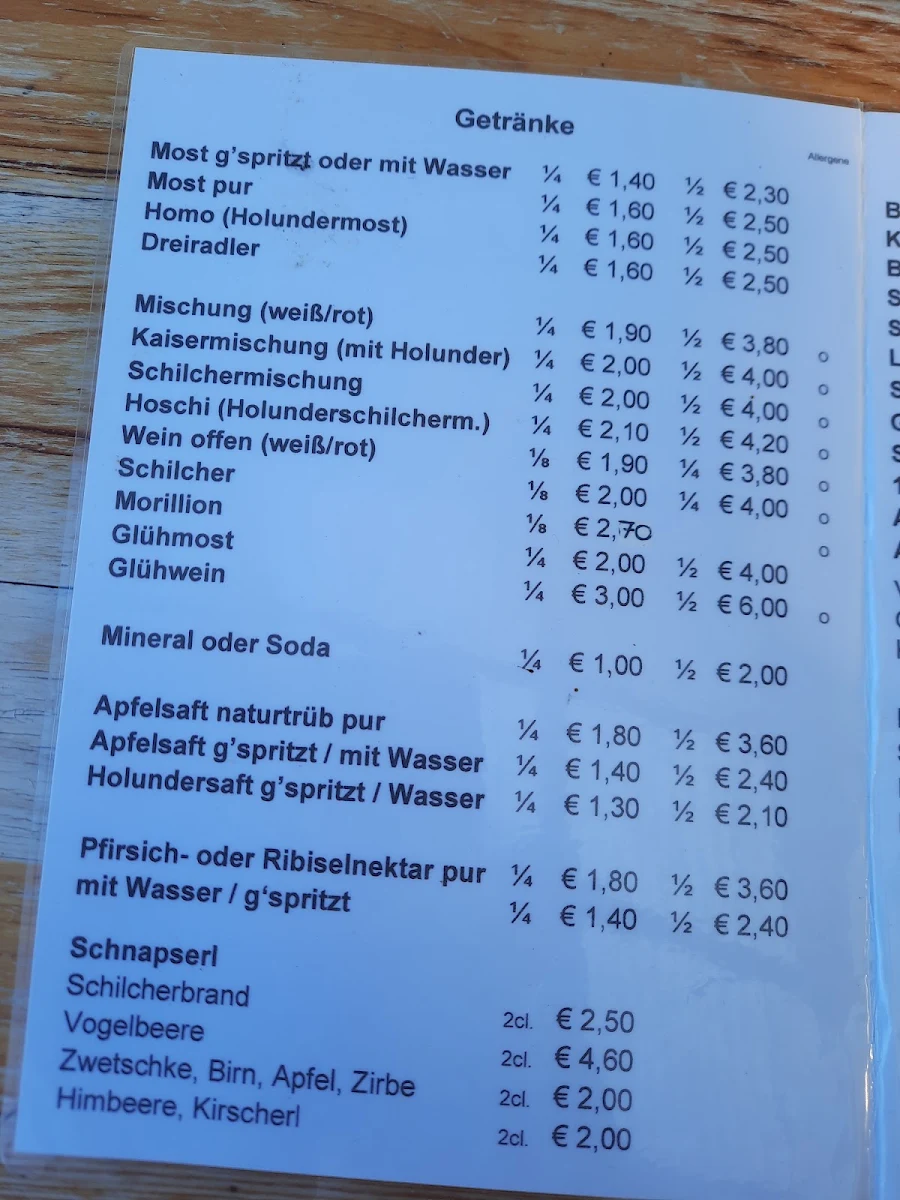 Speisekarte photo 1