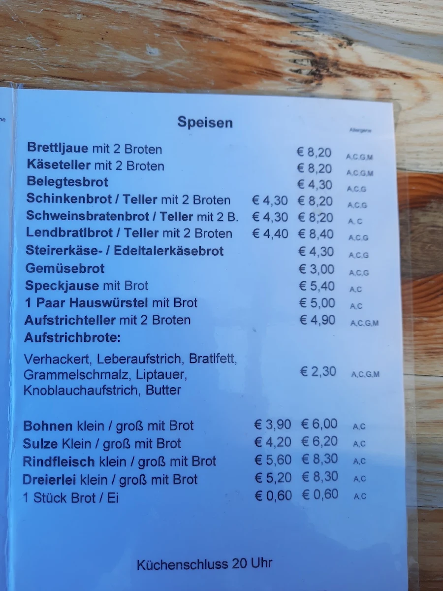 Speisekarte photo 3
