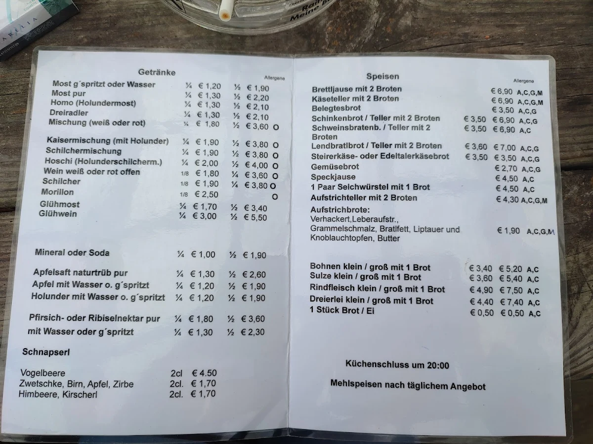 Speisekarte photo 4
