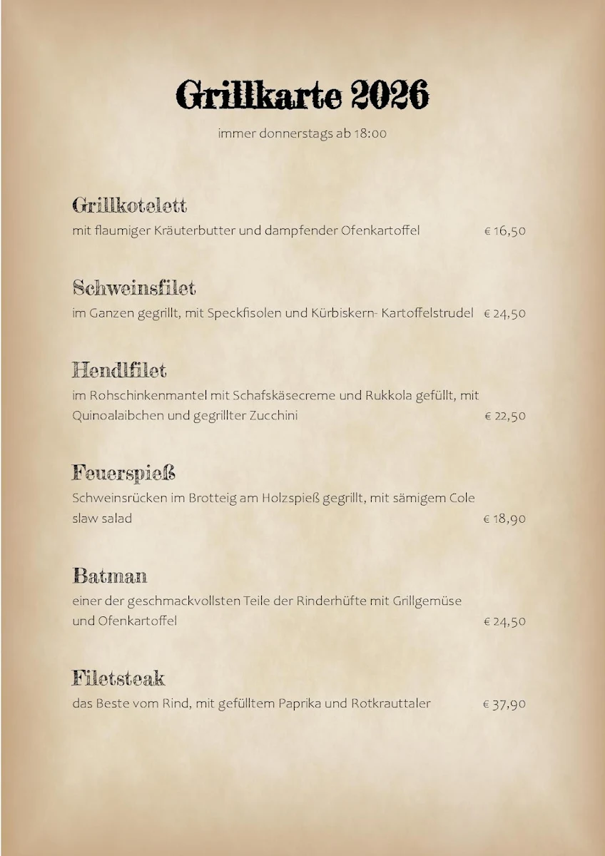 Speisekarte photo 3