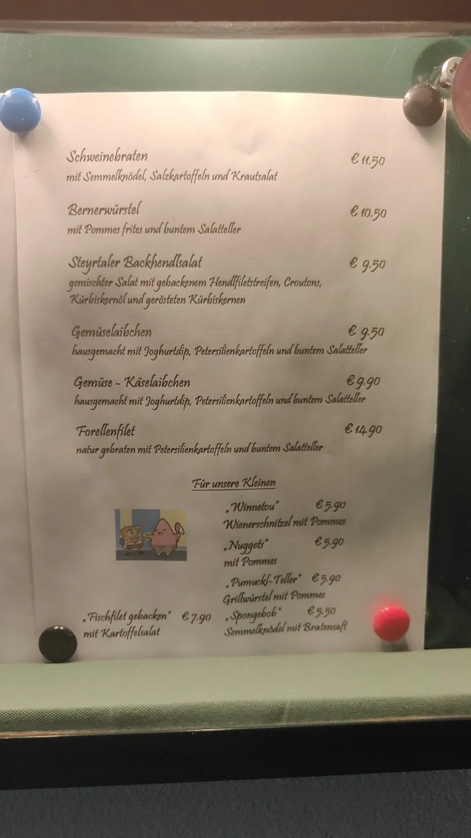 Speisekarte photo 1