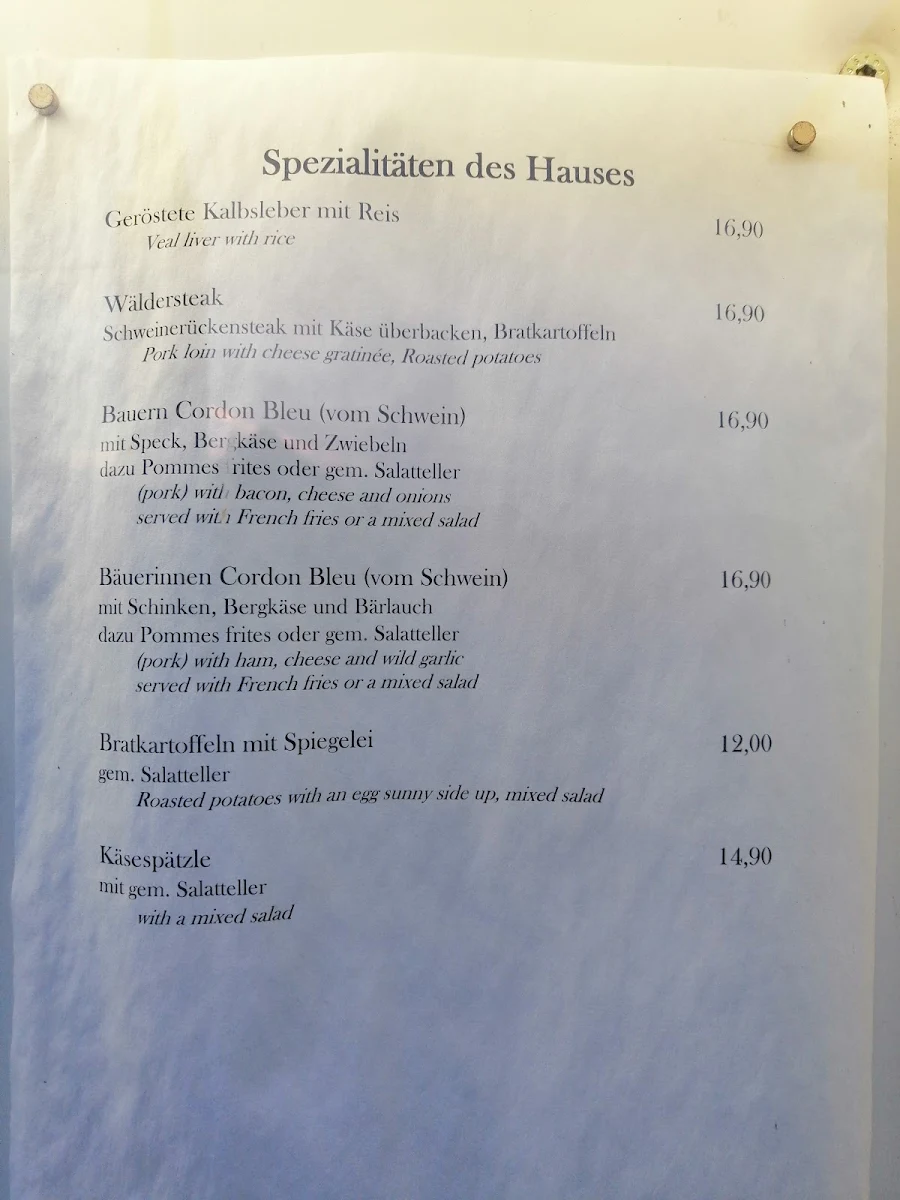 Speisekarte photo 2