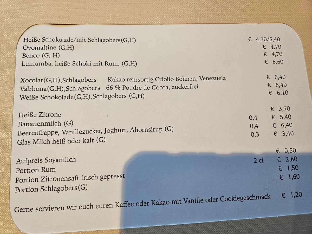 Speisekarte photo 2