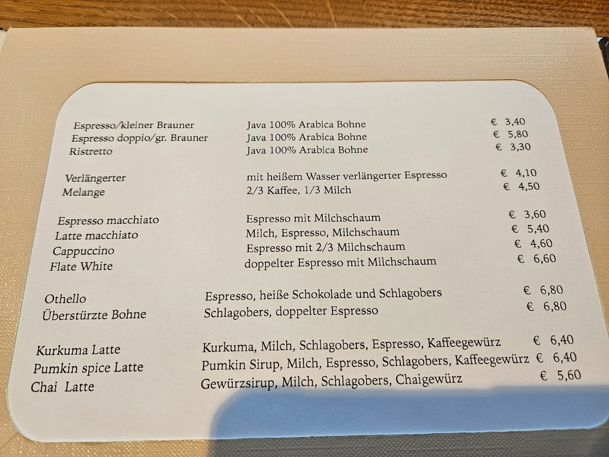Speisekarte photo 3