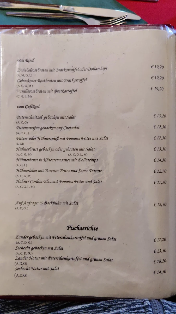 Speisekarte photo 2