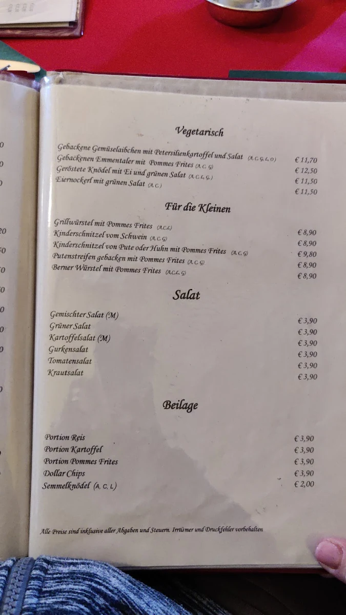 Speisekarte photo 3