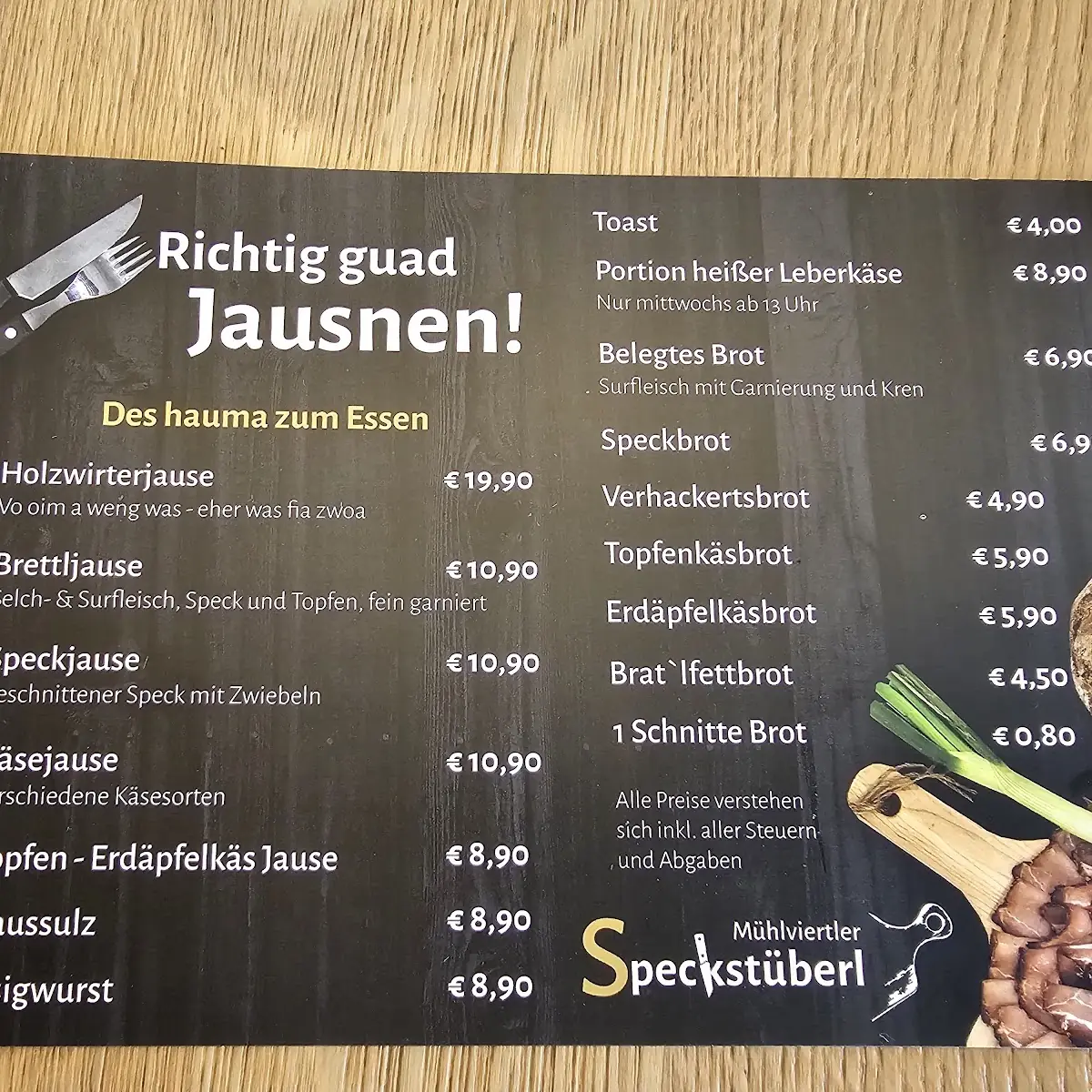 Speisekarte photo 3