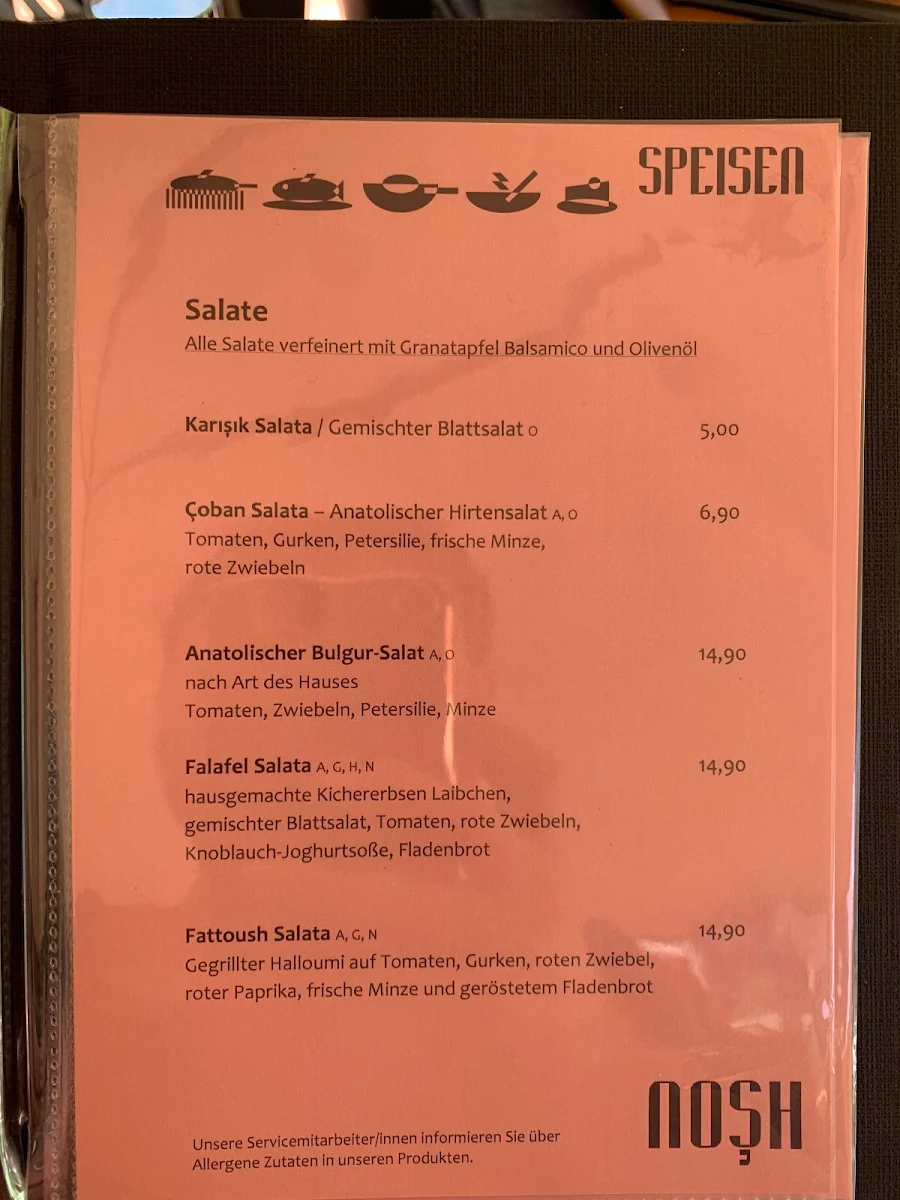 Speisekarte photo 2