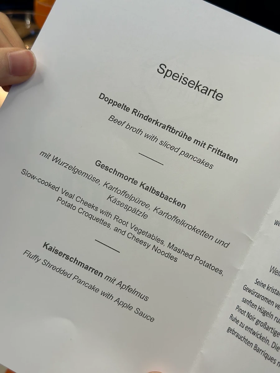 Speisekarte photo 1