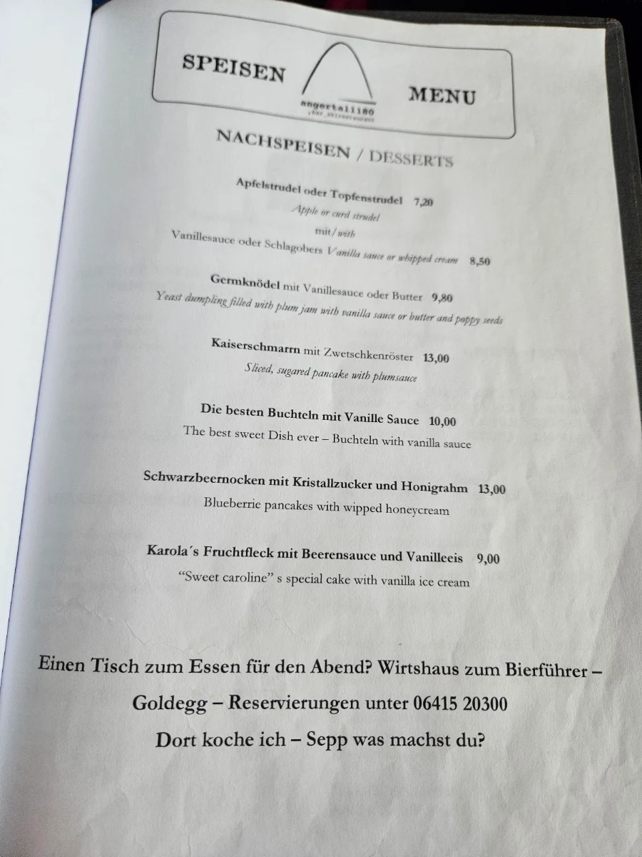 Speisekarte photo 3