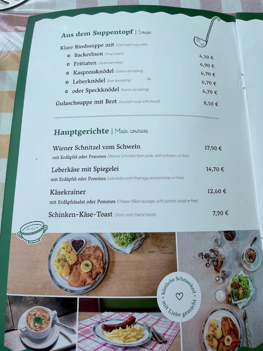 Speisekarte photo 2
