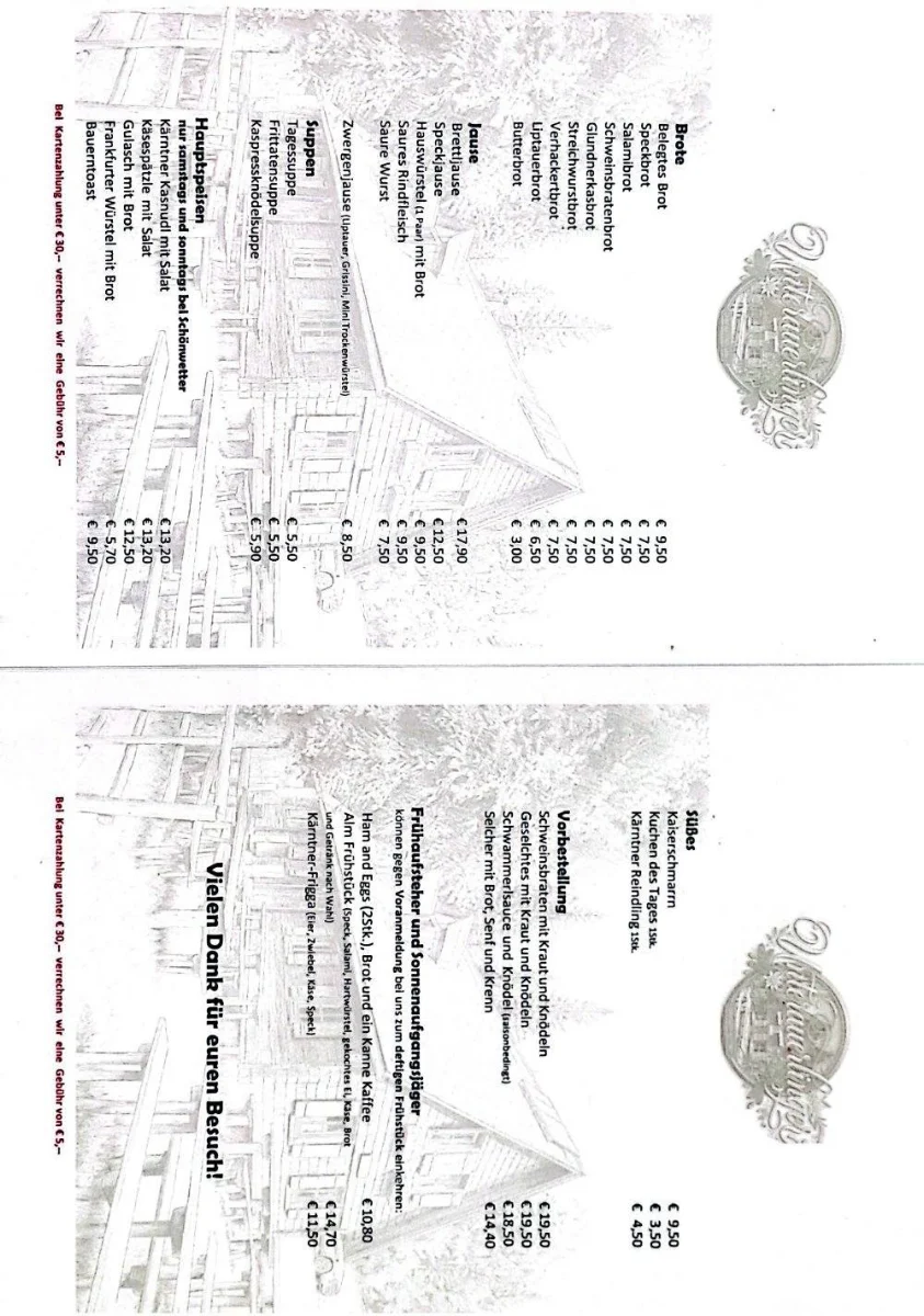 Speisekarte photo 1