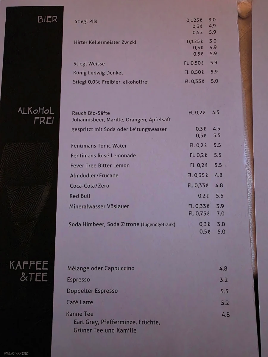 Speisekarte photo 2