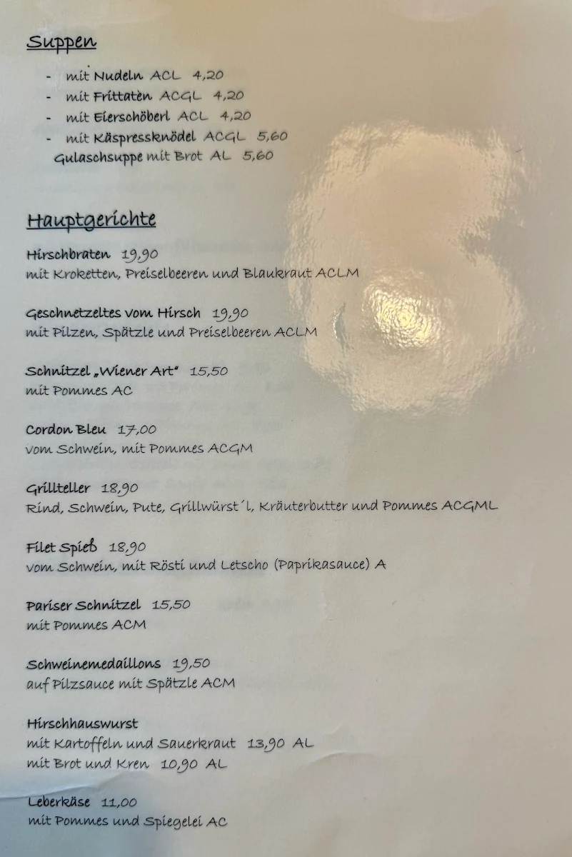 Speisekarte photo 3
