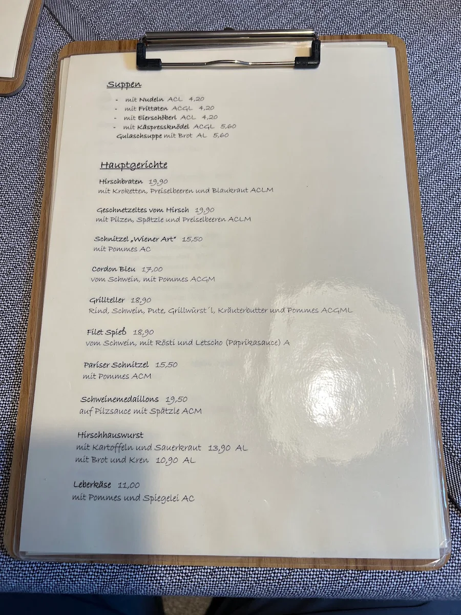 Speisekarte photo 5