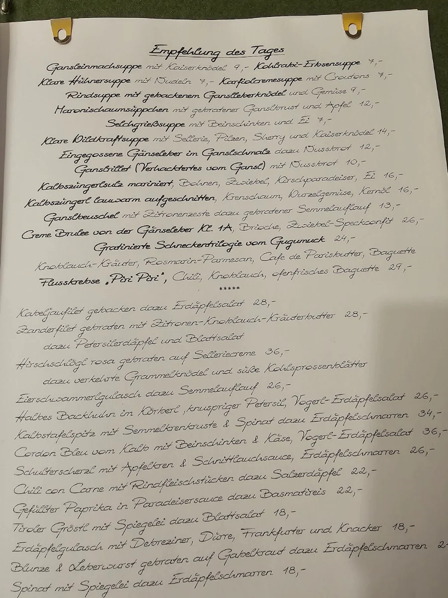 Speisekarte photo 2