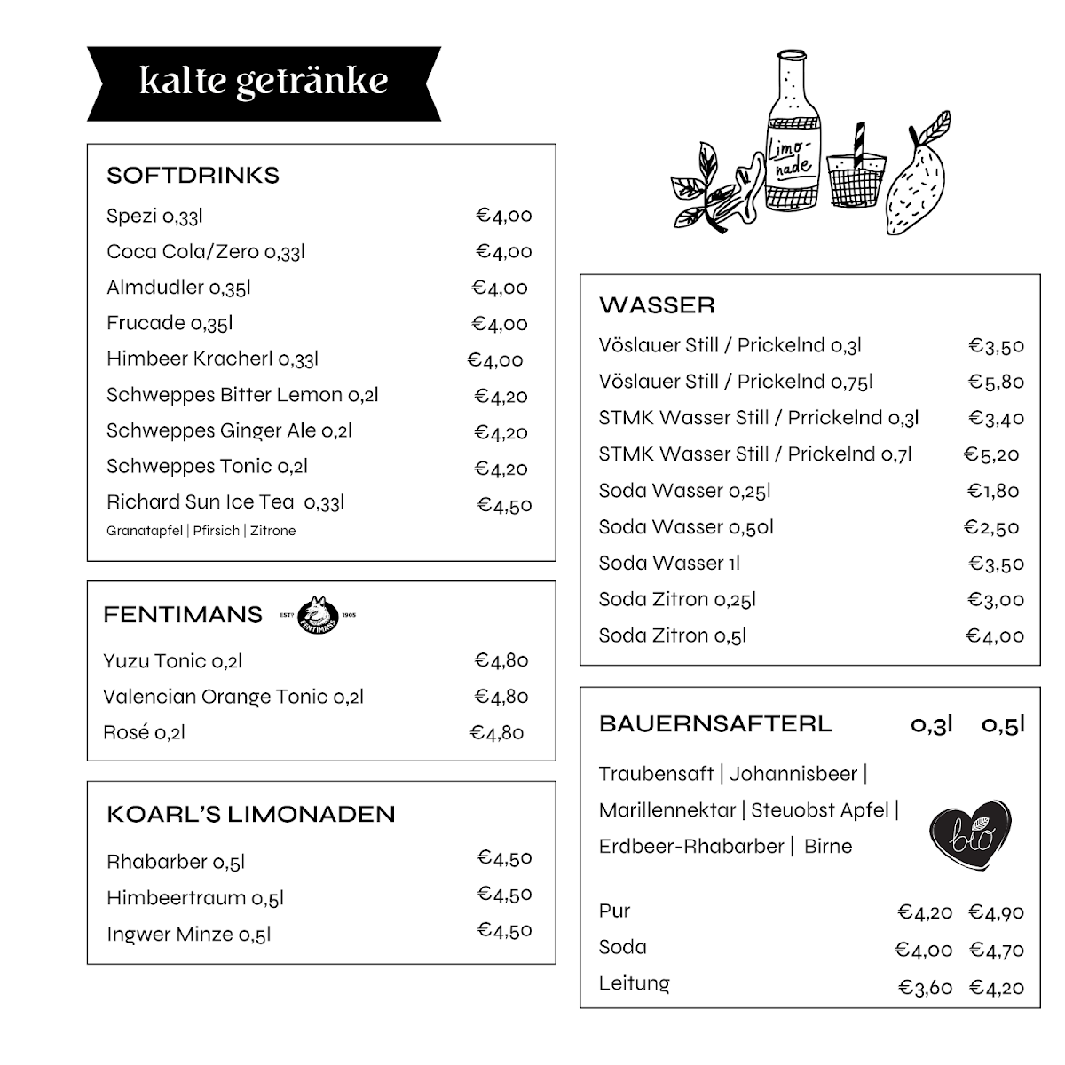 Speisekarte photo 2