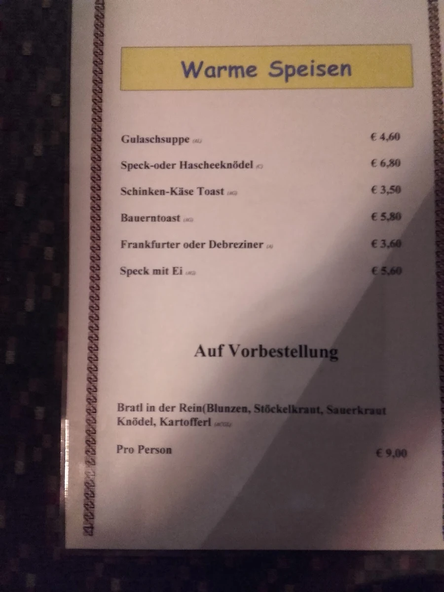 Speisekarte photo 2